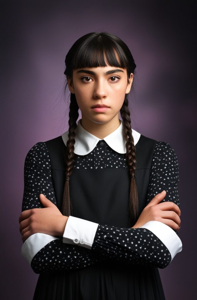  Wednesday Addams Braids