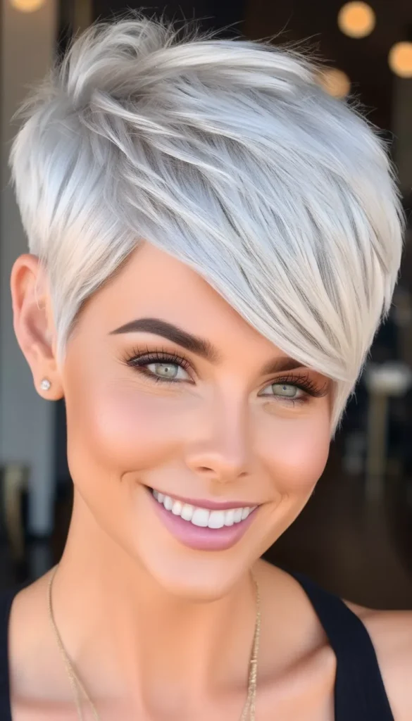 White Platinum Pixie