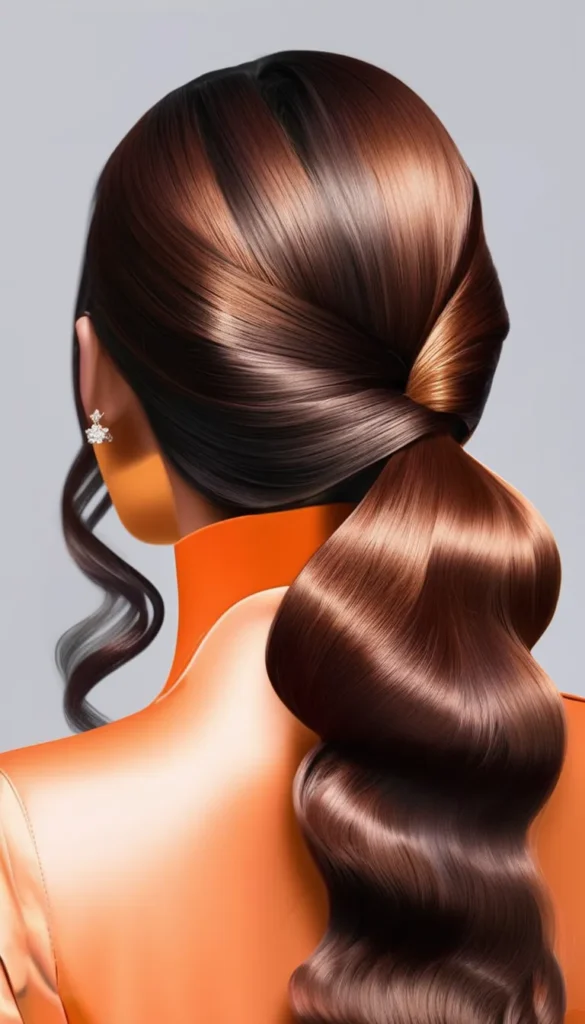 Sleek Low Ponytail