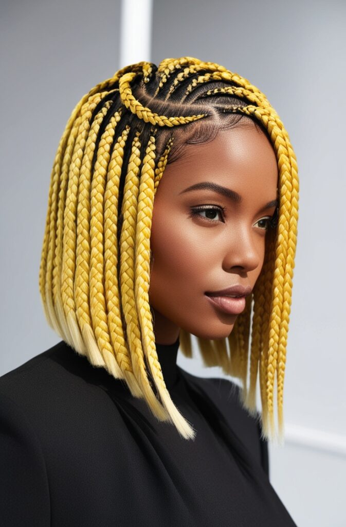 22 Best Bob Braids You Can Try in 2025 18 Blonde Bob Braids