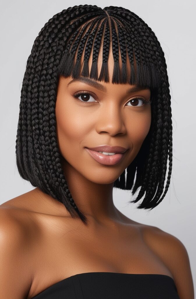 22 Best Bob Braids You Can Try in 2025 3 Bob Braids with Bangs