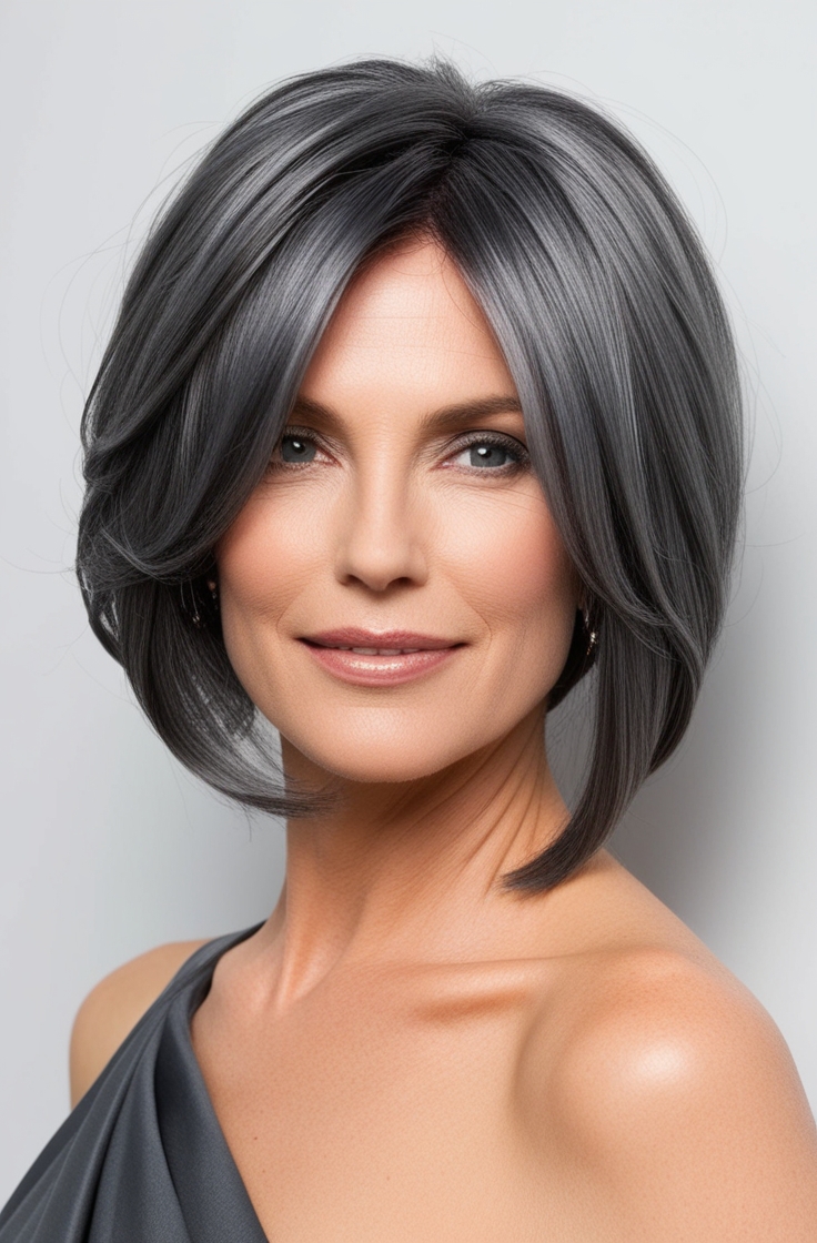 19 Stunning Grey Hair Color Ideas