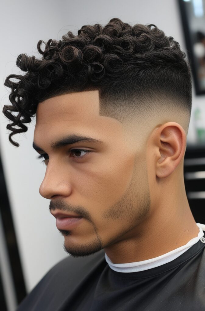 29 Curly Fade Hairstyles for Men in 2025 16 Curly Low Skin Fade