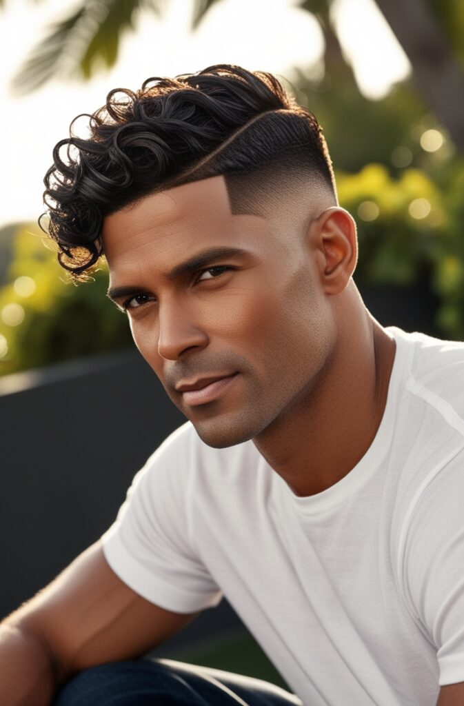 29 Curly Fade Hairstyles for Men in 2025 17 Curly Undercut Fade