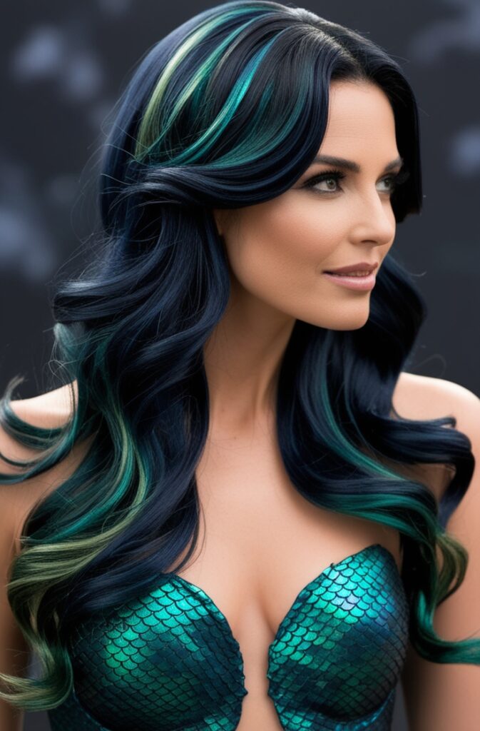 Dark Mermaid Hair