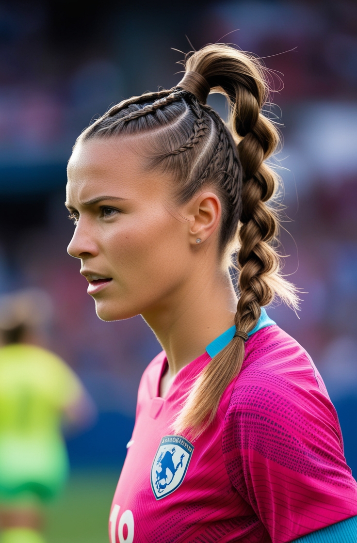 20 Cool & Cute Soccer Hairstyles for Girls