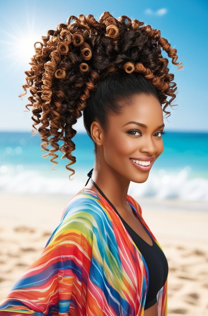 High Curly Pony