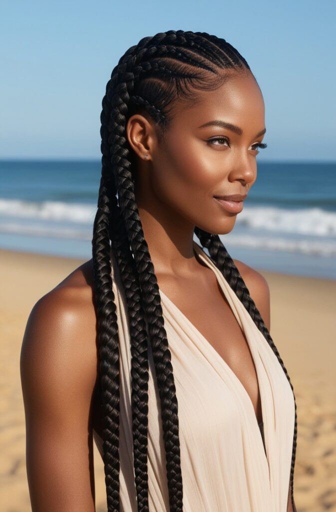 Long Goddess Braids