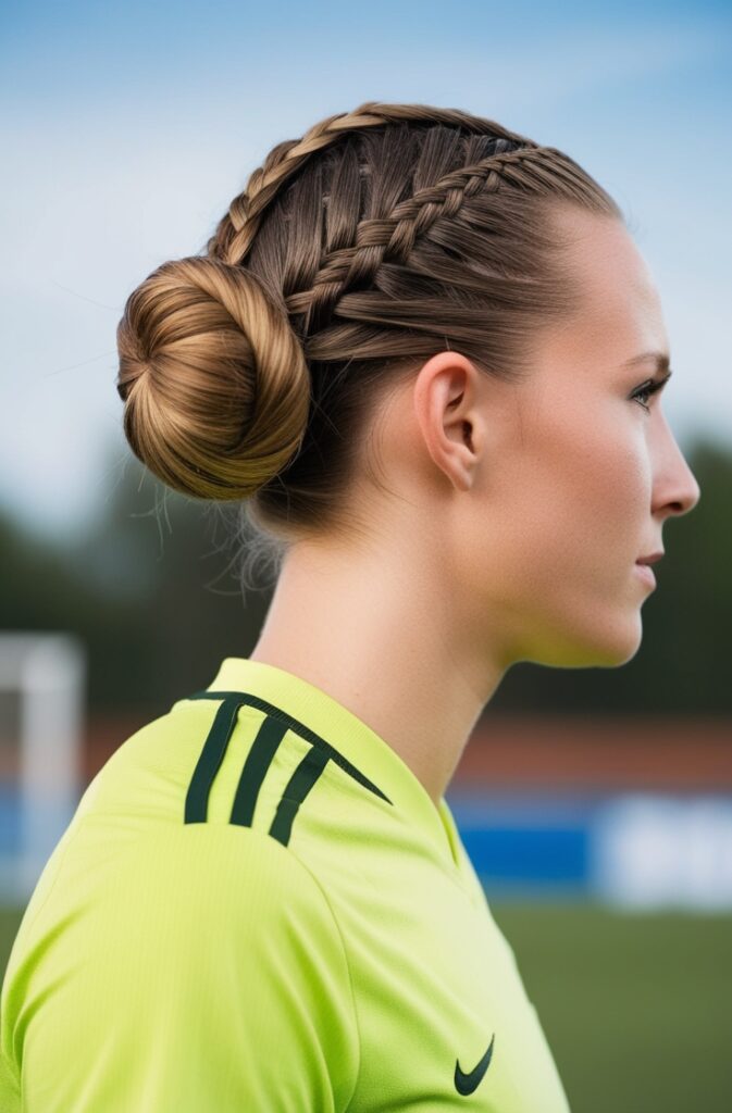 Low Braided Bun