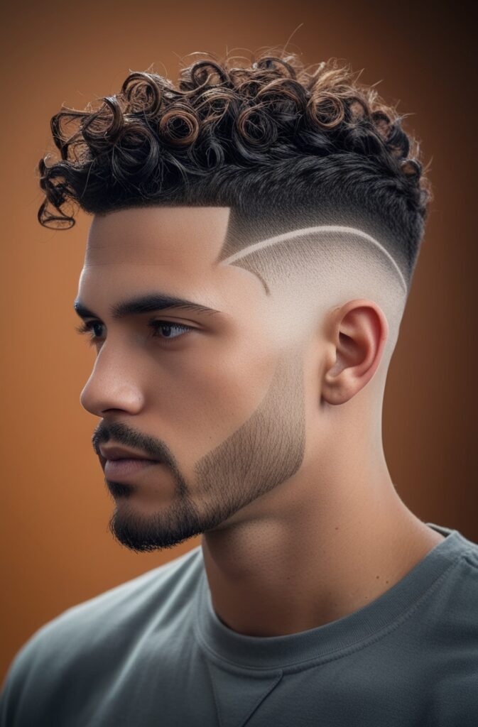 29 Curly Fade Hairstyles for Men in 2025 28 Razor Fade with Curly Hair