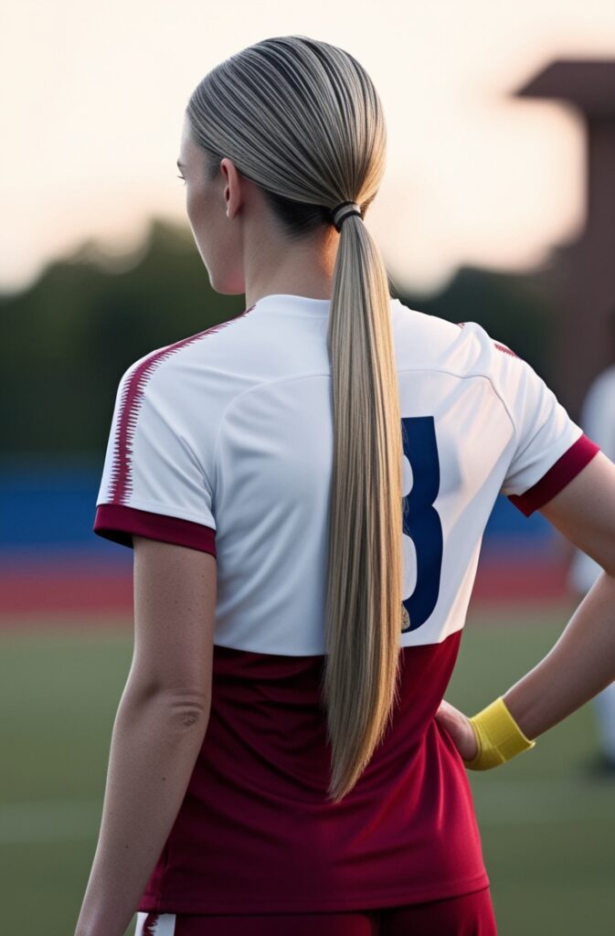 Sleek Low Ponytail