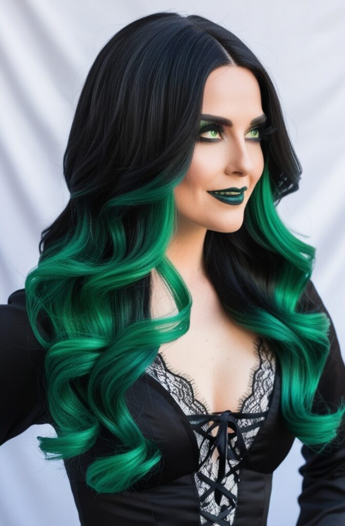 Witchy Green Ombre