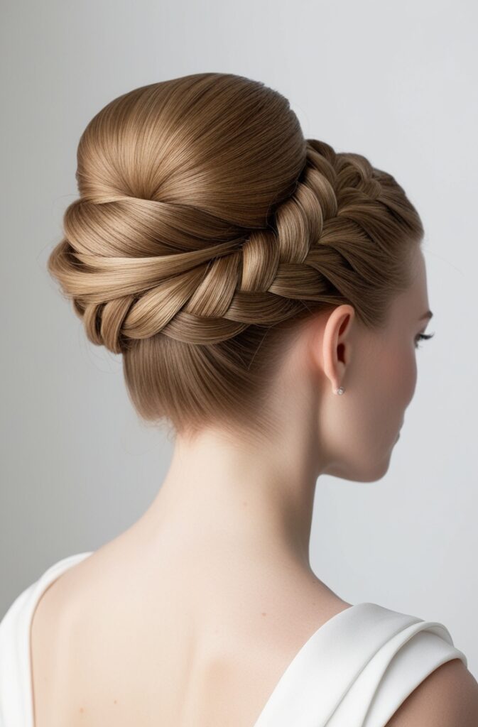 Braided High Bun