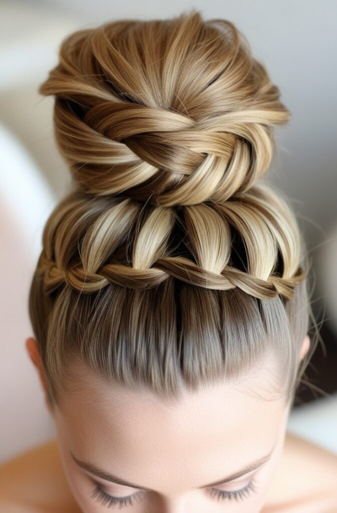 Dutch Braid Updo