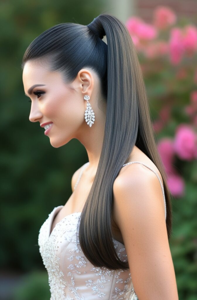 Polished Sleek Ponytail