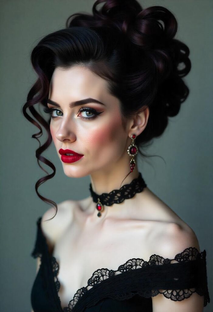 Vampire Voluminous Updo