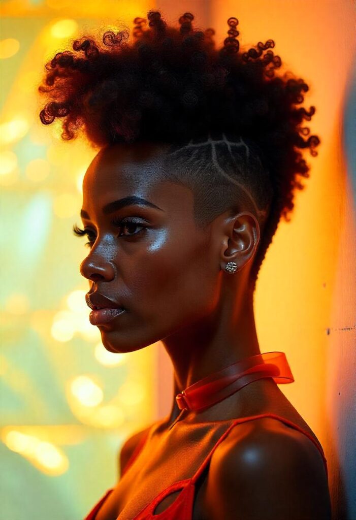 31 Mohawk Hairstyles for Women That Are Trending In 2025 21 Afro Mohawk