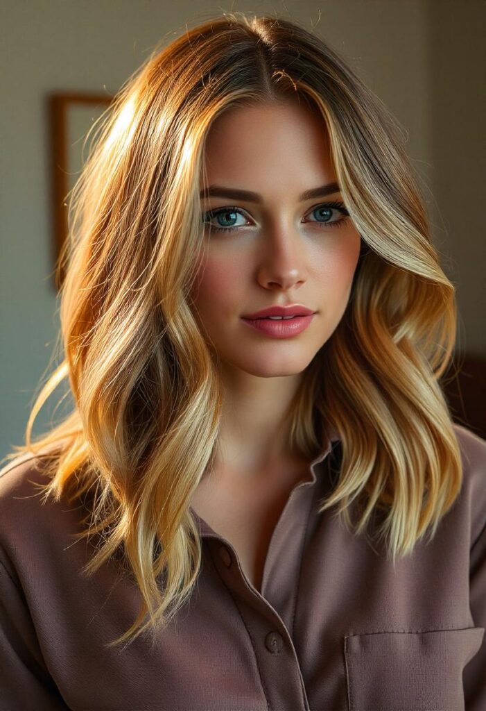 Blended Blonde Highlights