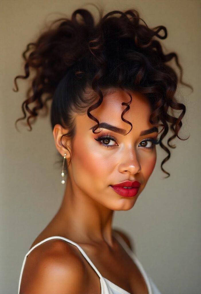 Curly High Ponytail