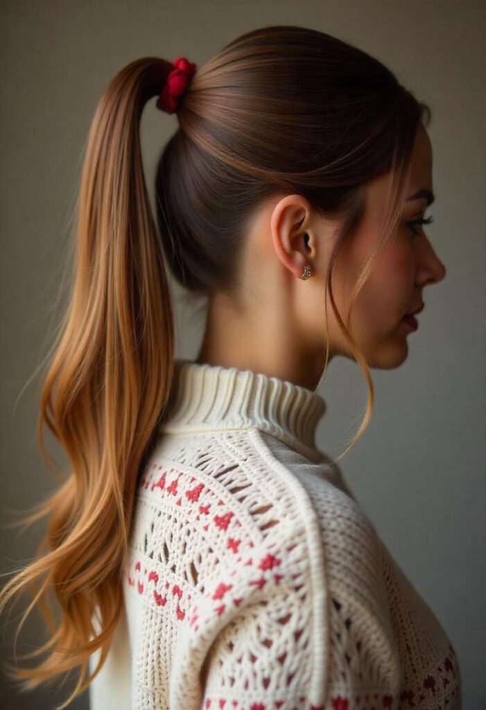 High Sleek Ponytail