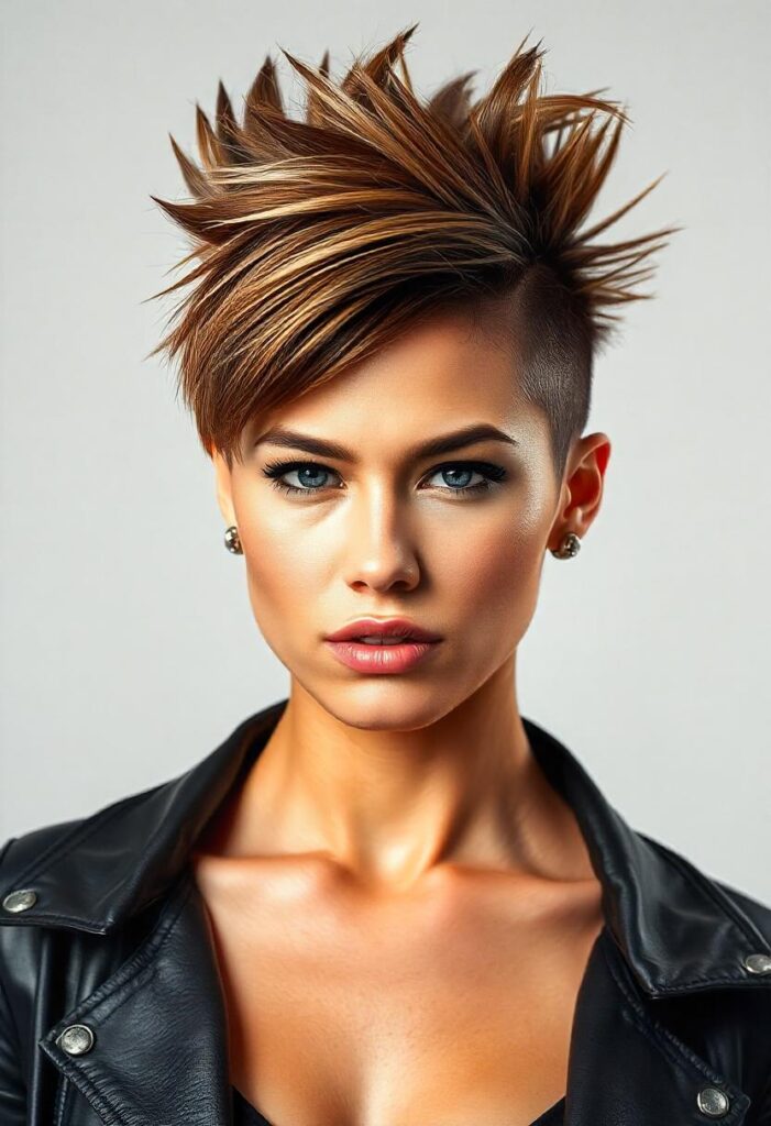 31 Mohawk Hairstyles for Women That Are Trending In 2025 28 Layered Mohawk