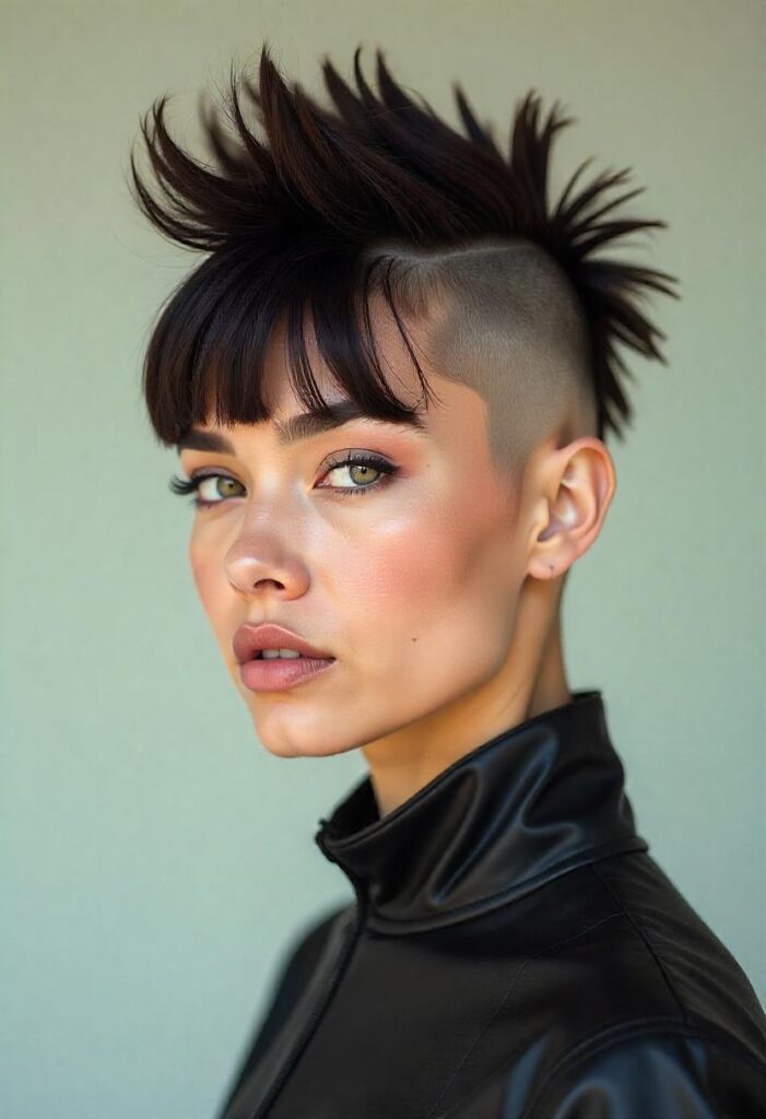 31 Mohawk Hairstyles for Women That Are Trending In 2025 20 Mohawk with Bangs