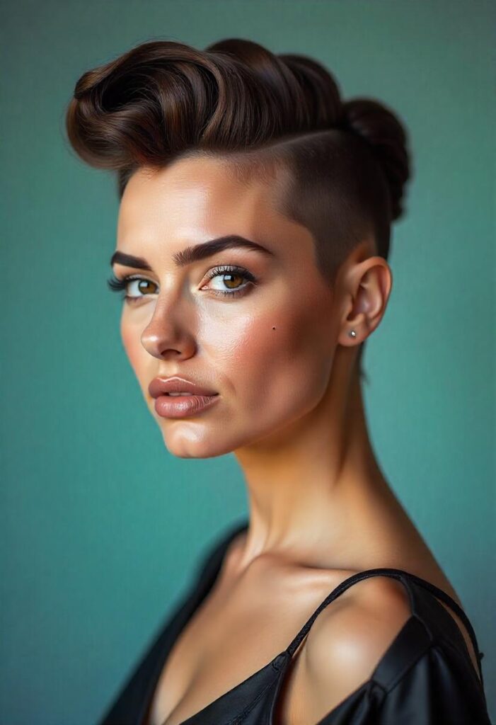 31 Mohawk Hairstyles for Women That Are Trending In 2025 13 Mohawk with Finger Waves