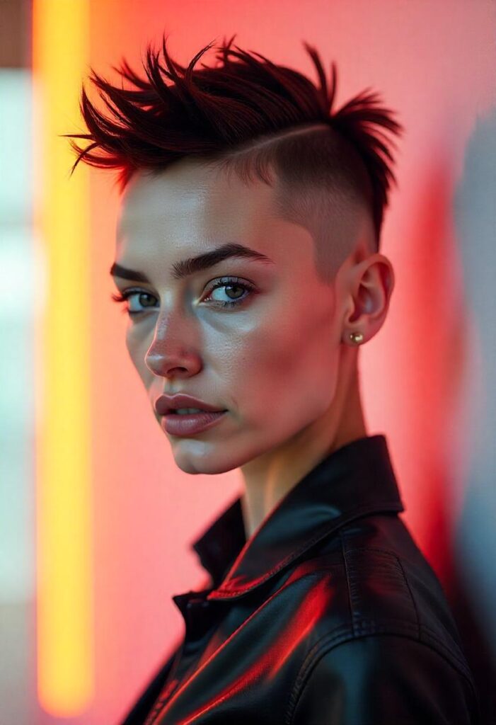 31 Mohawk Hairstyles for Women That Are Trending In 2025 25 Short Cropped Mohawk