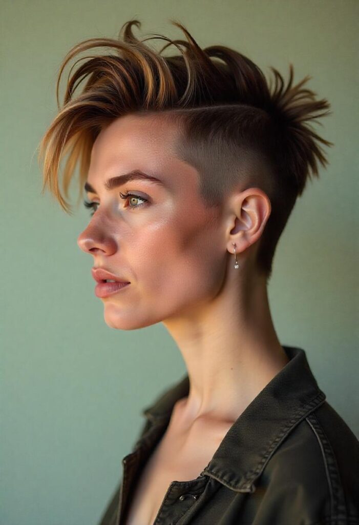 31 Mohawk Hairstyles for Women That Are Trending In 2025 22 Wavy Mohawk