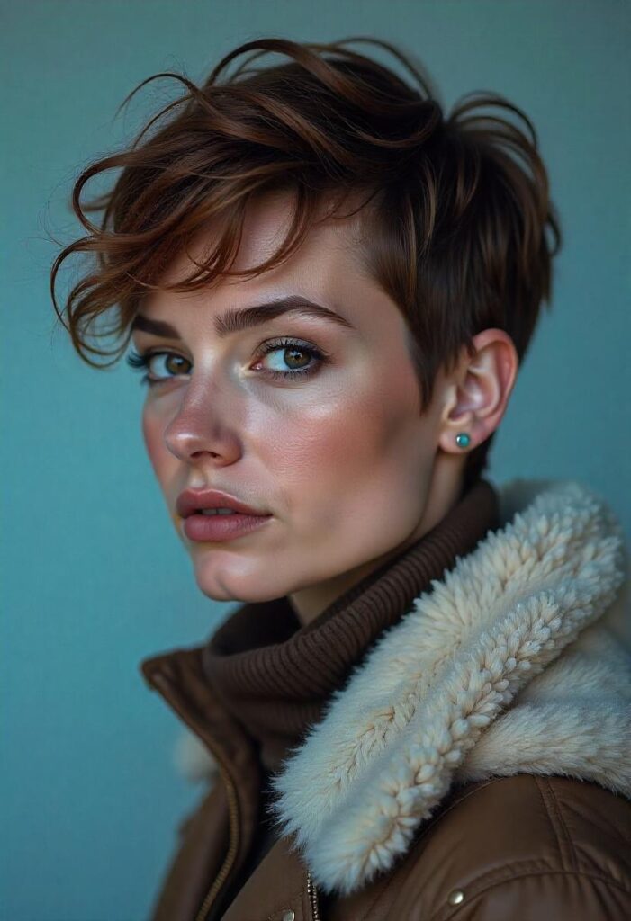 Textured Pixie Cut