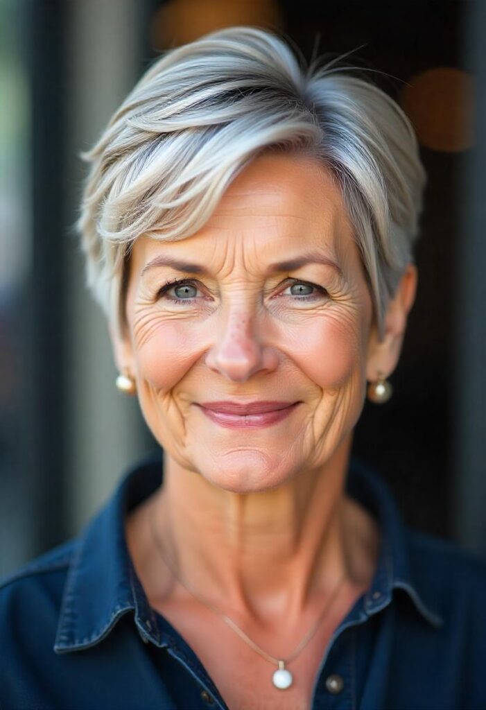 20 Pixie Hairstyles for Women Over 50: Trendy Cuts to Refresh Your Look 17 High Crown Pixie