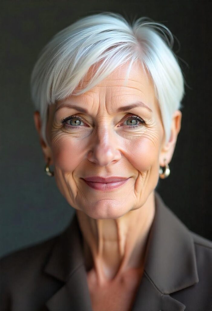 20 Pixie Hairstyles for Women Over 50: Trendy Cuts to Refresh Your Look 16 Pixie with Choppy Bangs