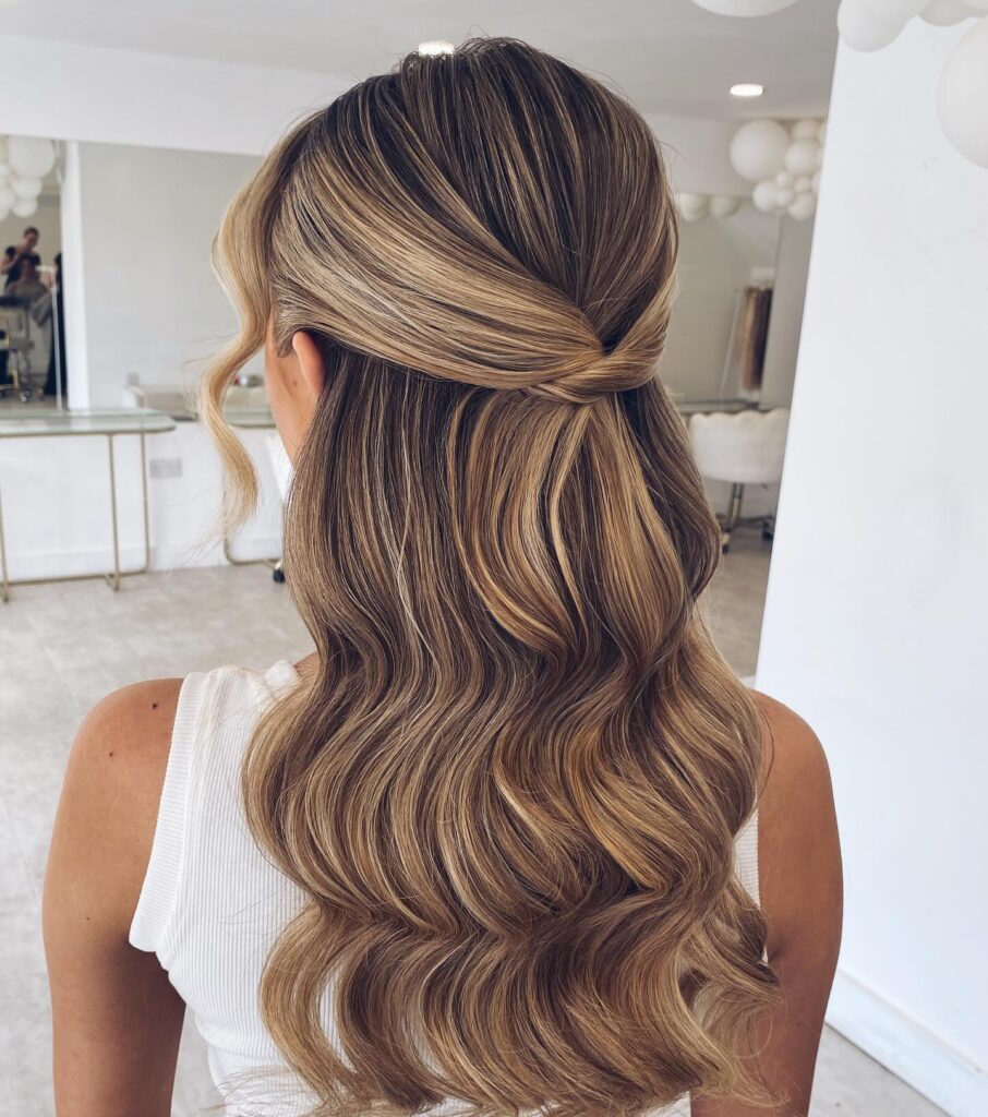 17 Easy Back to School Hairstyles for Girls of All Ages 4 Half-Up, Half-Down with a Twist