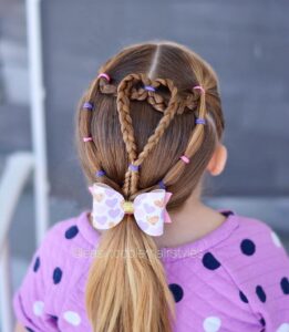 15 Best Heart-Shaped Hairstyles for Girls