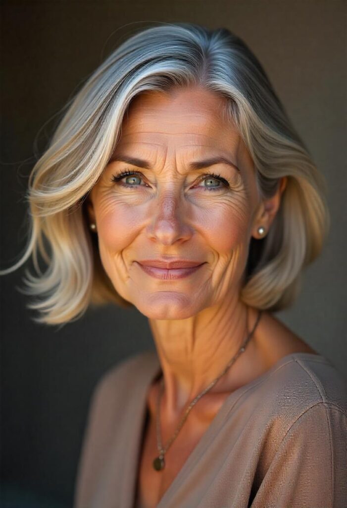 Long Bob with Face-Framing Layers