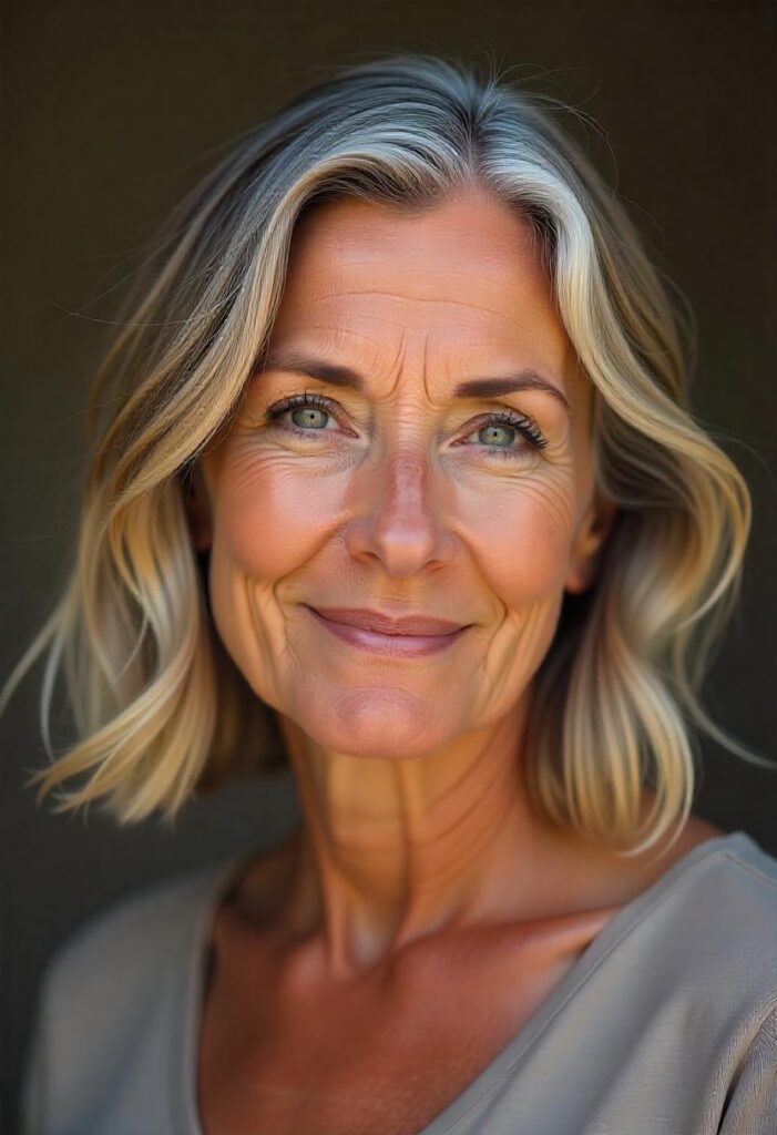 Layered Lob with Highlights