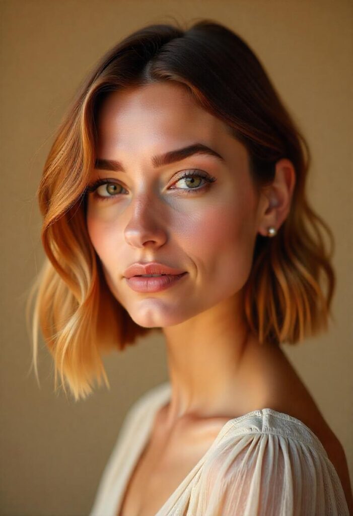 Caramel A-Line Lob