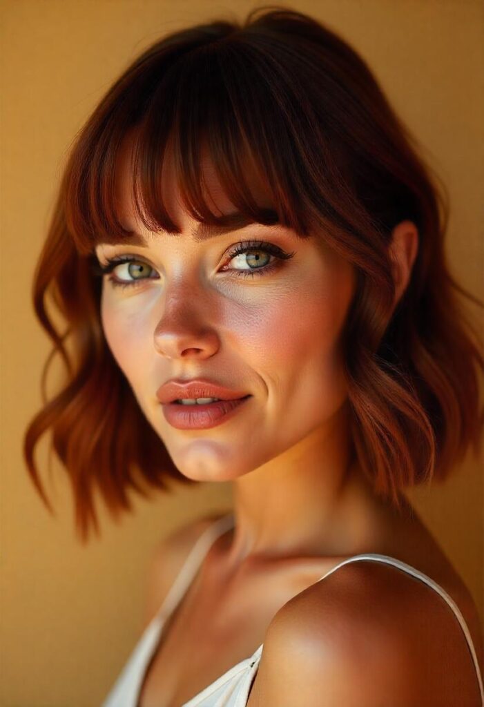 Long Bob with Bangs