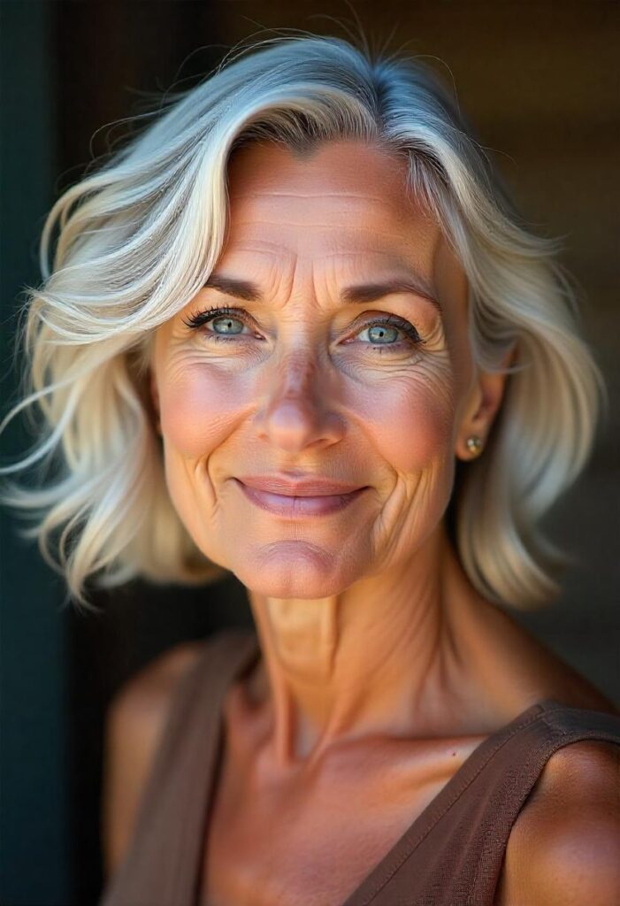 Silver Wavy Lob