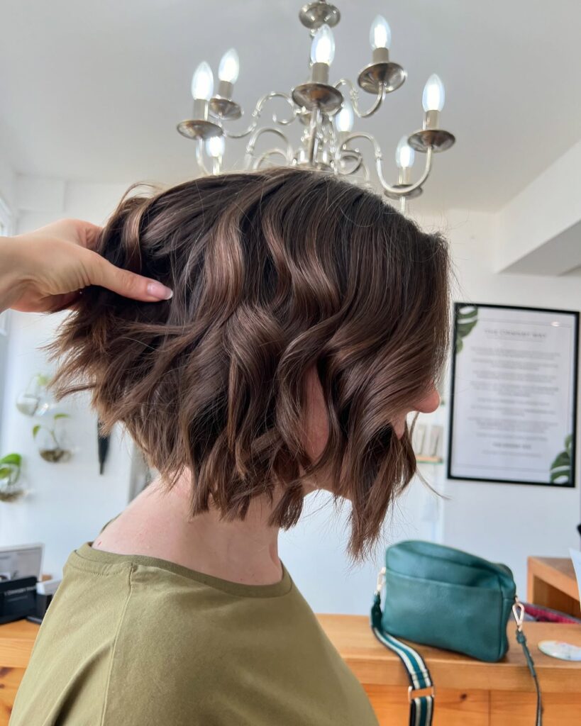 Wavy A-Line Bob