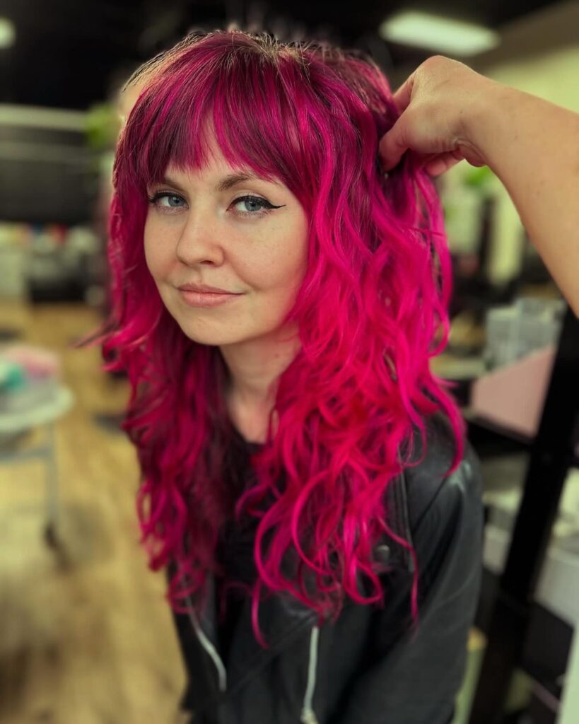 15 Best Pink Hair Color Ideas to Try This Halloween 10 Pink balayage
