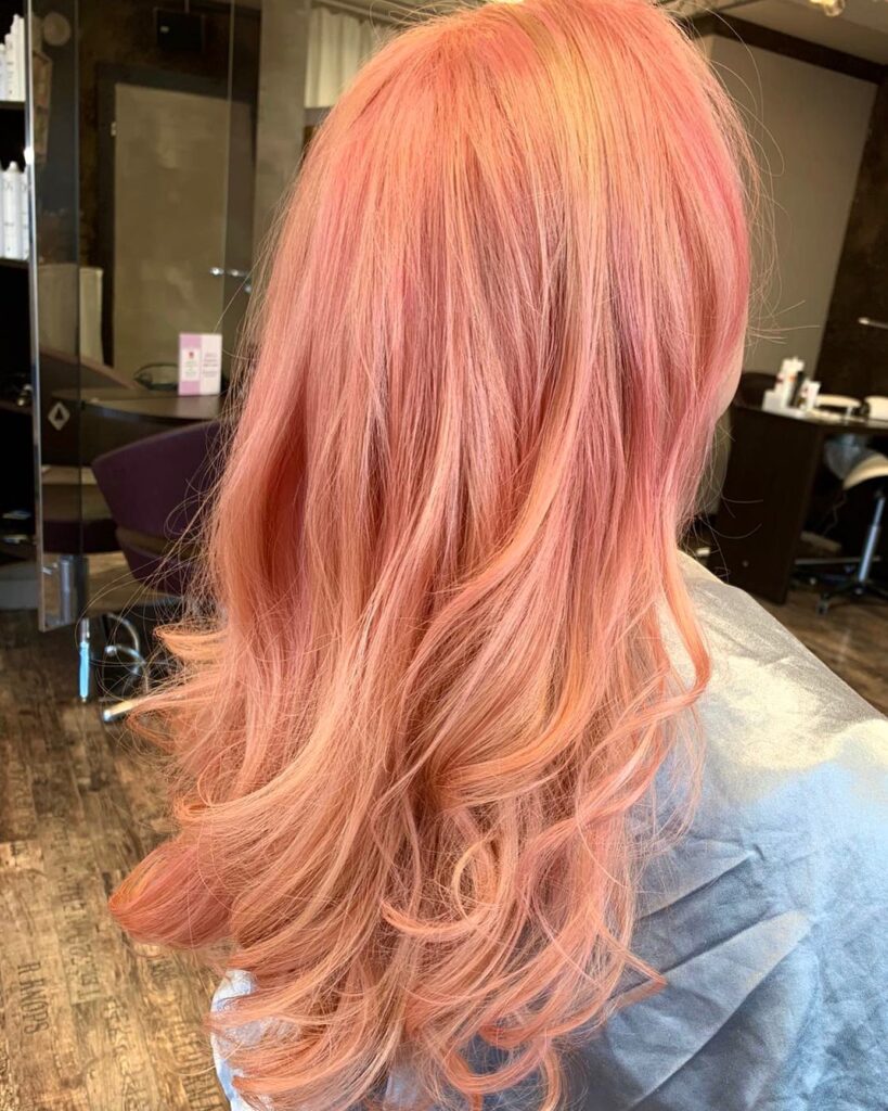 23 Stunning Red Hair Color Ideas for Your Next Bold Look 18 Peachy Rose