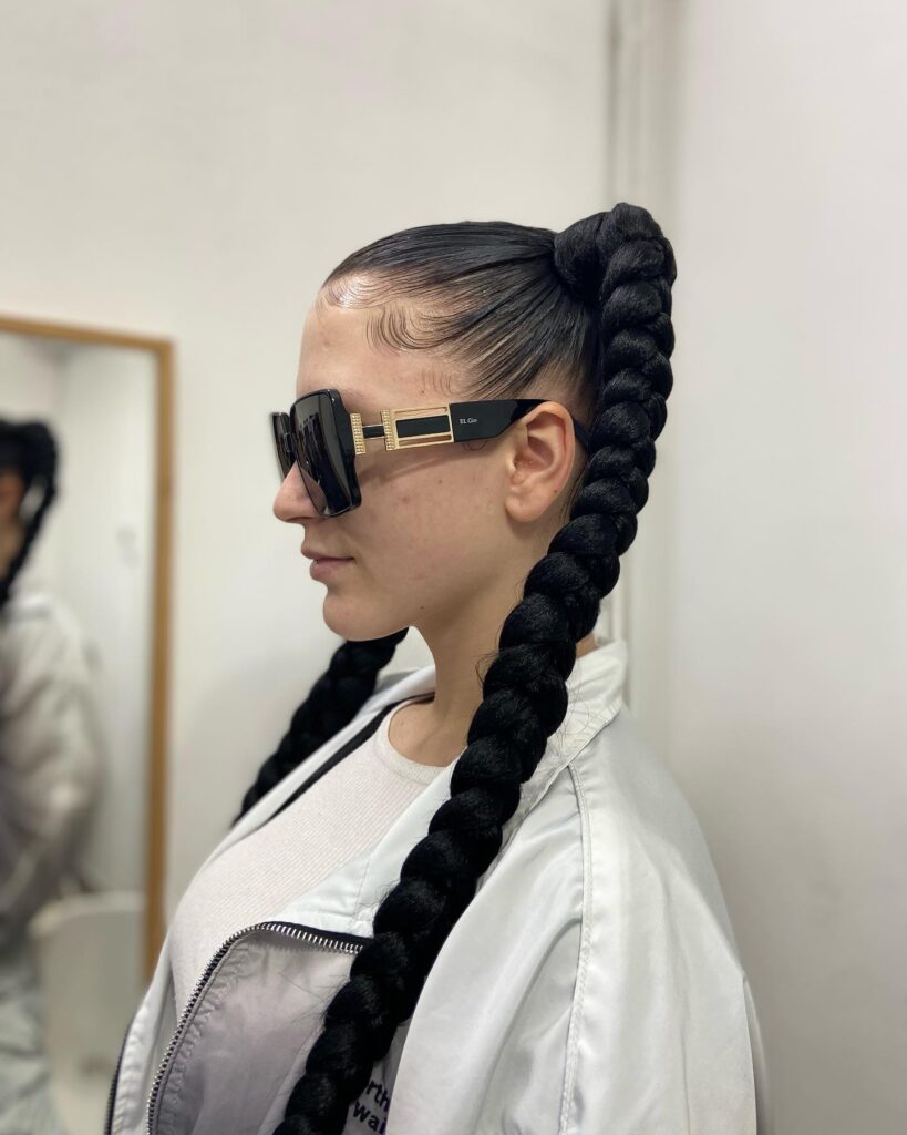 Pigtails for Long Hair