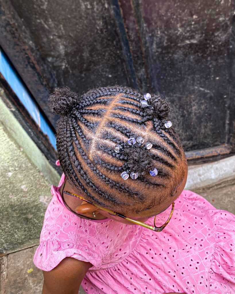 Braided Bantu Knots