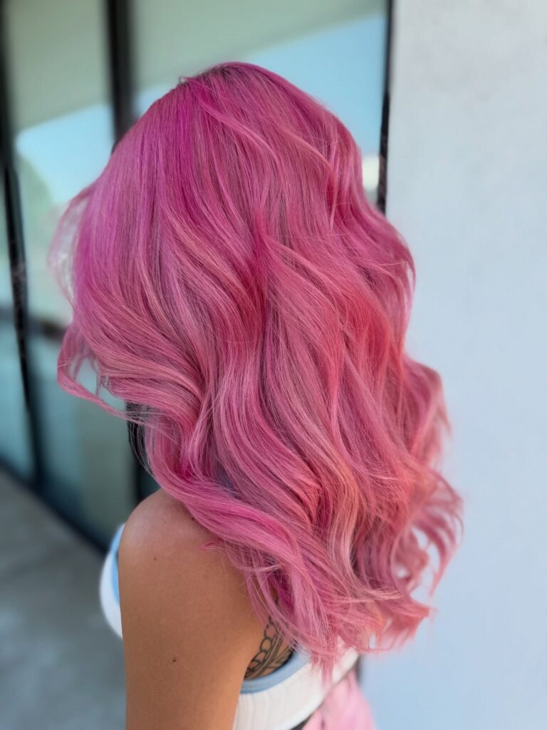 15 Best Pink Hair Color Ideas to Try This Halloween 1 Cotton Candy