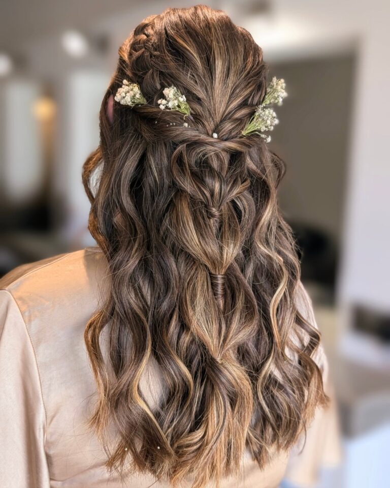 10 Stunning Half-Up Half-Down Wedding Hairstyles for Every Bride