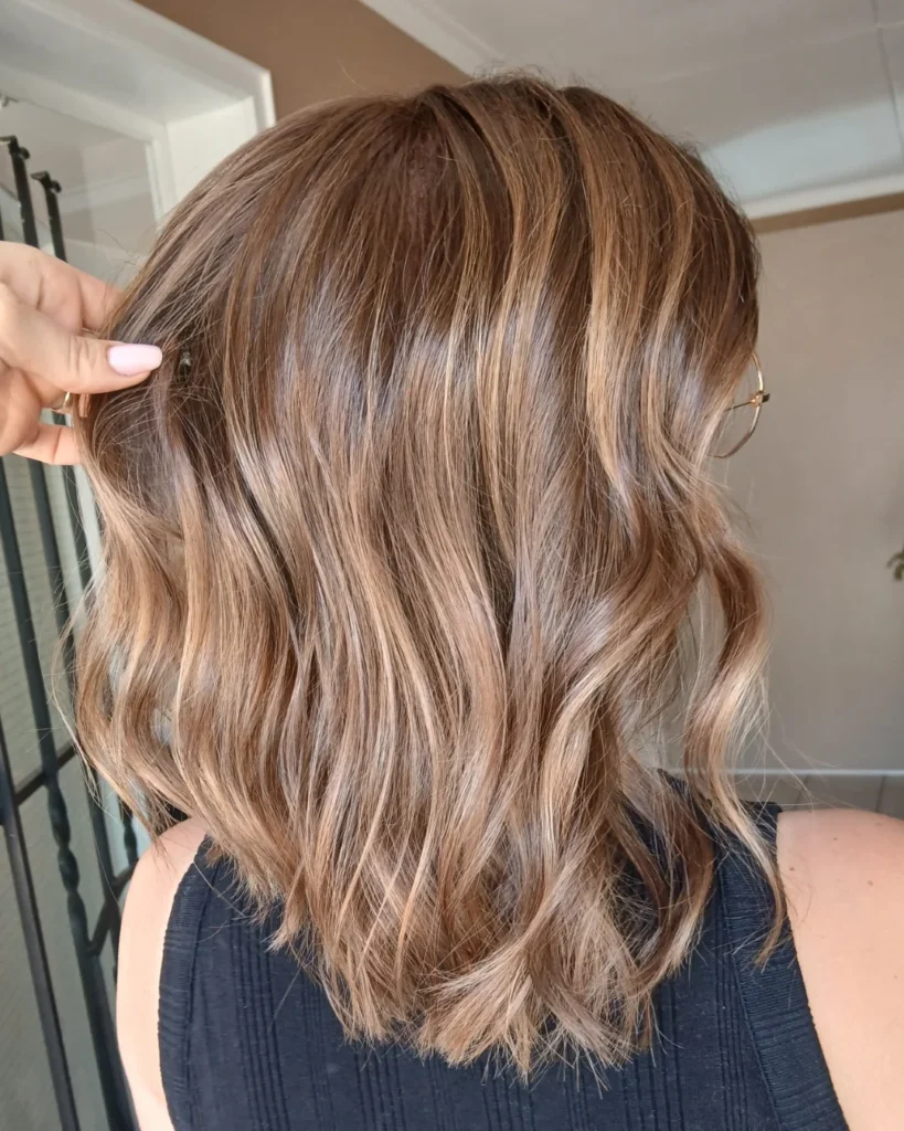 Cinnamon Roll Balayage