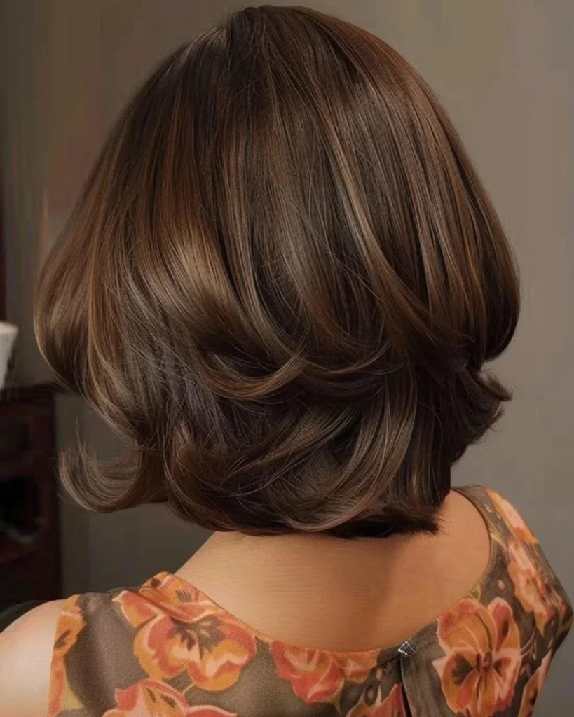 Stepped Bob Haircut