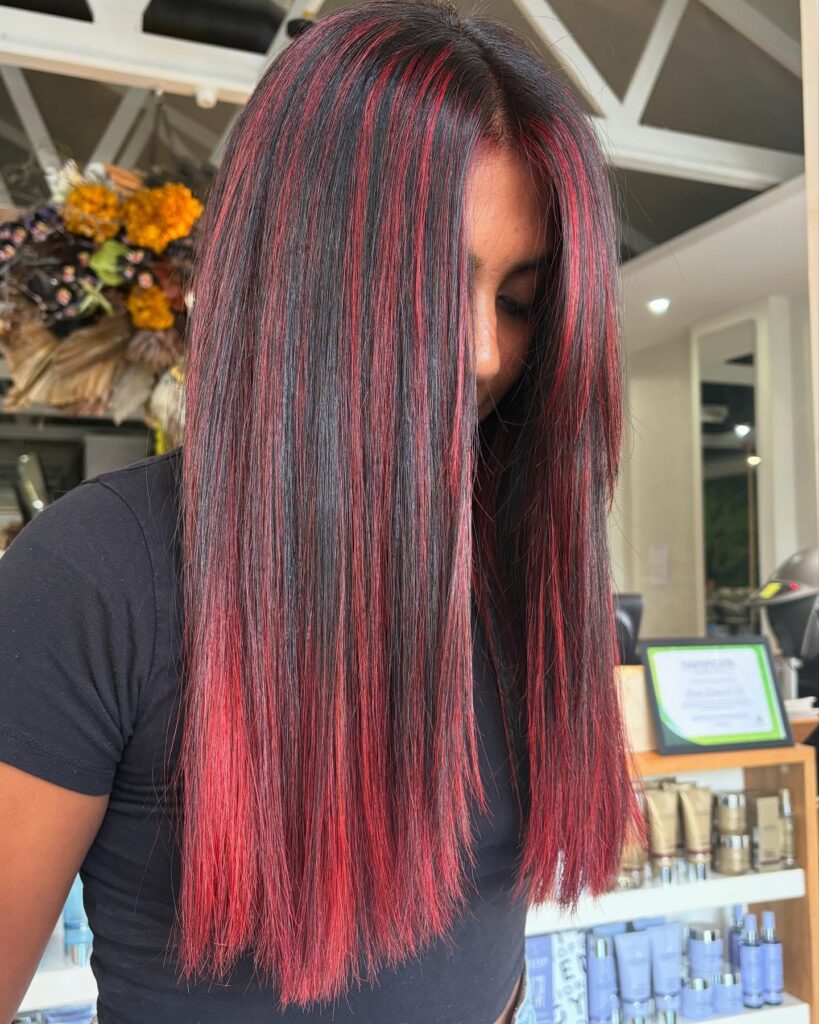 8 Fresh Ways to Wear Cherry Cola Hair 10 Cherry Cola Streaks
