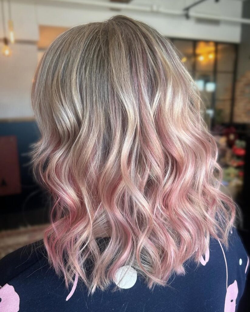 15 Best Pink Hair Color Ideas to Try This Halloween 4 Strawberry Blonde